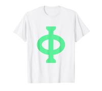 Phi - 21st Letter of the Gr lphabet Value Graphic T-Shirt, Men, White, L