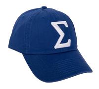 Phi Beta Sigma Baseball Hat GOMAB Brimmed Embroirderd Hats Cap Adjustable Cloth Strap Adult (Style 1) Blue, Blue, One size