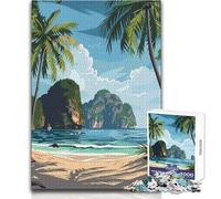 Phi Phi Islands Thailand Jigsaw Puzzles 1000 Pieces Cognitive Development Fun Game Special Thoughtful Celebration Present Size 50x75cm