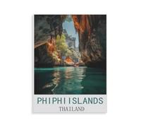 Phi Phi Islands Thailand，Jigsaw Puzzles for Adults 1000 Piece Jigsaw Puzzles for Adult Educational Game Challenge Toy 1000 Pieces Puzzle for Adults Kids.Educational Games （50x70cm）-HX90