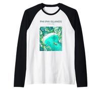 Phi Phi Islands Thailand Raglan Baseball Tee