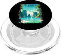 Phi Phi Islands Thailand Vintage PopSockets PopGrip for MagSafe