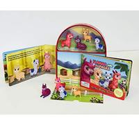 Phidal Llamas and Alpacas My Mini Busy Books - Activity Books for kids, 10-page storybook, 4 figurines, a foldable play mat