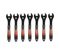 Phidinova 7 Pcs Bike Cone Wrench Set Tool (13, 14, 15, 16, 17, 18, 19mm) Bicycle Wheel Pedal Hub Axle Nut Install Remover Cycling Spanner Hub Repair Removal Tool