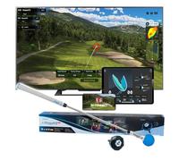 PHIGOLF Phigolf2 Golf Simulator with Retractable Swing Stick for Indoor & Outdoor Use, Golf Swing Trainer with Motion Sensor & 3D Swing Analysis, Compatible E6 Connect APP, Works with Smartdevices