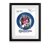 Phil Daniels & Leslie Ash Signed Quadrophenia Poster. Framed
