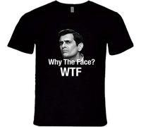 Phil Dunphy Why The Face WTF Tshirt Phil Dunphy Modern Family Quote T Shirt(2) Small Black