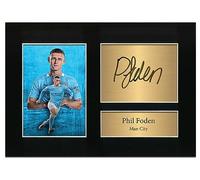 Phil Foden Autograph Player Photo Manchester City Signed A4 Printed Autograph Memorabilia Reproduction Print Picture Display Man City No139
