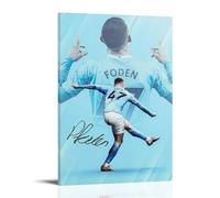 Phil Foden Creative Waterproof Decorative Paintings Free of Framing Directly Pasted with Moisture-proof And Anti Fouling Materials Living Room Bedroom Hanging Paintings Artistic Sense Home GiftsFrame-