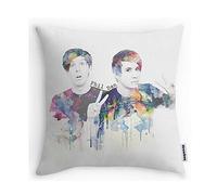Phil Lester and Dan Howell Pillowcases Custom 18"x18" Two Sides Cool Comfortable Pillow Case