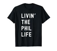 Phil Living The Phil Life Name Value Graphic T-Shirt