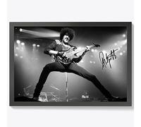 Phil Lynott | Thin Lizzy | Framed photo print | pre signed | pro lustre paper | size: A4 (21 x 29.7 cm)
