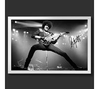 Phil Lynott | Thin Lizzy | Framed photo print | pre signed | pro lustre paper | size: A4 (21 x 29.7 cm)