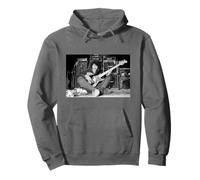 Phil Lynott Thin Lizzy Recording Thunder And Lightning 1982 Pullover Hoodie