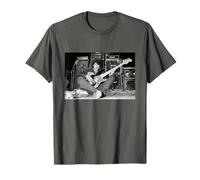 Phil Lynott Thin Lizzy Recording Thunder and Lightning 1982 T-Shirt