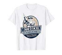 Phil McCrackin Caulking, Airport Exchange Value Graphic T-Shirt, Men, White, S