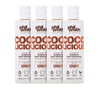 Phil Smith Be Gorgeous | Coco Licious Coconut Oil Conditioner | For Normal to Dehydrated Hair | Vegan Friendly | Silky Soft Nourishing | 300 ml | Pack of 4