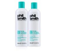 Phil Smith Professional Scalp Clarifying Shampoo and Conditioner - Clarifying Shampoo and Conditioner with Salicylic Acid, Detox & Balance for Greasy, Oily Hair - 400ml