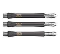Target Darts Unisex Phil Taylor Power Gen 8 Titanium Dart Shafts, Black and Silver, M UK