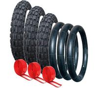 Phil & Teds Dash Tyres and Inner Tubes - Set of 3 - Heavy Duty - Puncture Protected