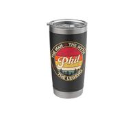 Phil The Man The Myth The Legend Personalized Name Stainless Steel Insulated Tumbler