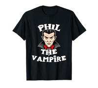 Phil The Vampire T-Shirt Halloween Simple Costume T-Shirt