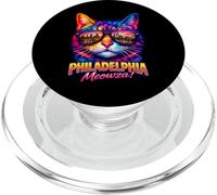 Philadelphia Cat | Trendy Cool Hip Fun Brotherly Sunglasses PopSockets PopGrip for MagSafe