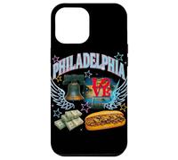 Philadelphia Cityscape Liberty Bell Cheesesteak Case for iPhone 12 Pro Max