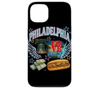 Philadelphia Cityscape Liberty Bell Cheesesteak Case for iPhone 13