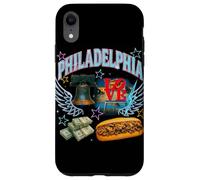 Philadelphia Cityscape Liberty Bell Cheesesteak Case for iPhone XR