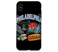 Philadelphia Cityscape Liberty Bell Cheesesteak Case for iPhone XS Max