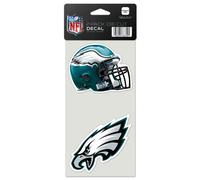 Philadelphia Eagles Auto Decals 2 Pack - 4" by 4" Each