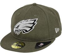Philadelphia Eagles NFL Cap (Size 7 1/4) Adult New Era Green Fitted Hat - New