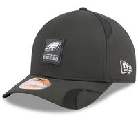 New Era Men's Black Philadelphia Eagles 2025 Sideline M-Crown 9FORTY Adjustable Hat