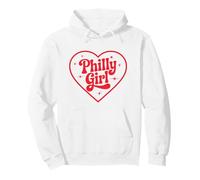 Philadelphia Girl Retro Philly Girls Heart City Pullover Hoodie