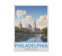 Philadelphia Pennsylvania,Jigsaws Puzzles 1000 Pieces Teens Kids Jigsaw Entertainment Toys Brain Challenge Puzzle(75x50cm)-FH70