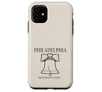 Philadelphia Pennsylvania Minimalist City Travel Souvenir Case for iPhone 11
