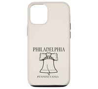 Philadelphia Pennsylvania Minimalist City Travel Souvenir Case for iPhone 12/12 Pro