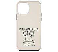 Philadelphia Pennsylvania Minimalist City Travel Souvenir Case for iPhone 12 mini