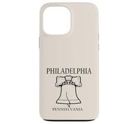 Philadelphia Pennsylvania Minimalist City Travel Souvenir Case for iPhone 13 Pro Max