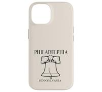 Philadelphia Pennsylvania Minimalist City Travel Souvenir Case for iPhone 14