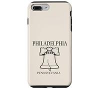 Philadelphia Pennsylvania Minimalist City Travel Souvenir Case for iPhone 7 Plus/8 Plus
