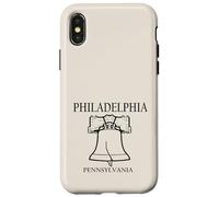 Philadelphia Pennsylvania Minimalist City Travel Souvenir Case for iPhone X/XS