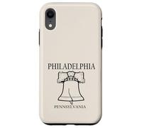Philadelphia Pennsylvania Minimalist City Travel Souvenir Case for iPhone XR
