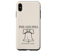Philadelphia Pennsylvania Minimalist City Travel Souvenir Case for iPhone XS Max