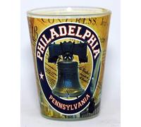 Philadelphia Pennsylvania Yellow Liberty Bell Shot Glass