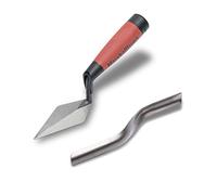 Philadelphia Pointing Trowel (6") & Brick Jointer Kit (5/8" & 1/2") - The Perfect Set for Bricklaying and different Masonry jobs by Marshalltown