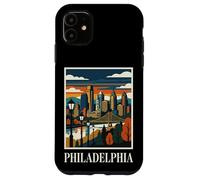 Philadelphia Skyline Pennsylvania Retro Vintage Art Case for iPhone 11