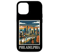 Philadelphia Skyline Pennsylvania Retro Vintage Art Case for iPhone 12/12 Pro