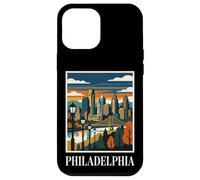 Philadelphia Skyline Pennsylvania Retro Vintage Art Case for iPhone 12 Pro Max